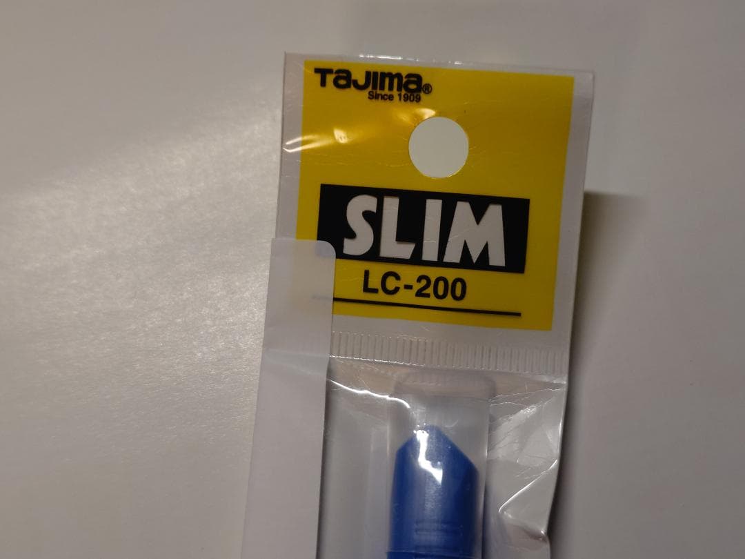 【HI-T】　タジマカッターナイフ　スリム　ＬＣ－２００　青色　５本組