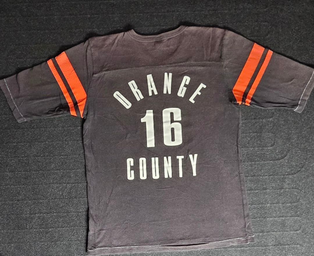 RUSSELL ATHLETIC アメフトゲームshirt 黒 フェード M