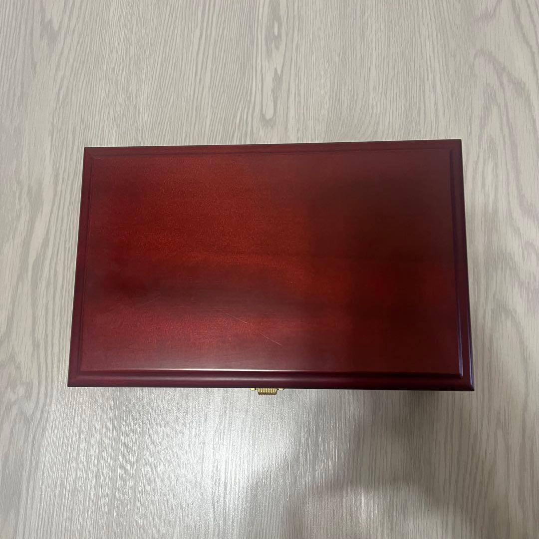 サンキョー オルフェウス マホガニー材 木製オルゴールSankyo