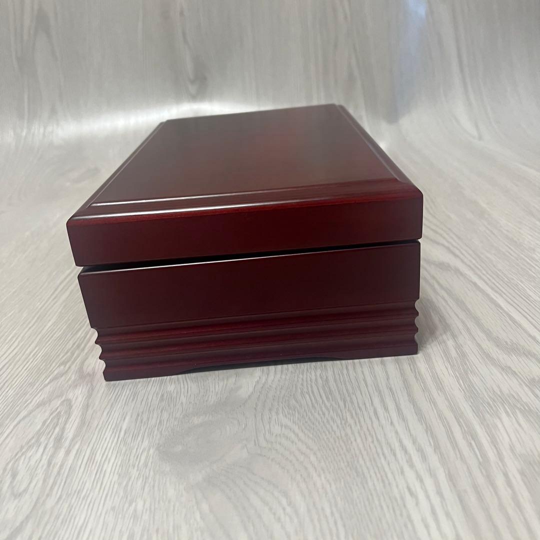 サンキョー オルフェウス マホガニー材 木製オルゴールSankyo