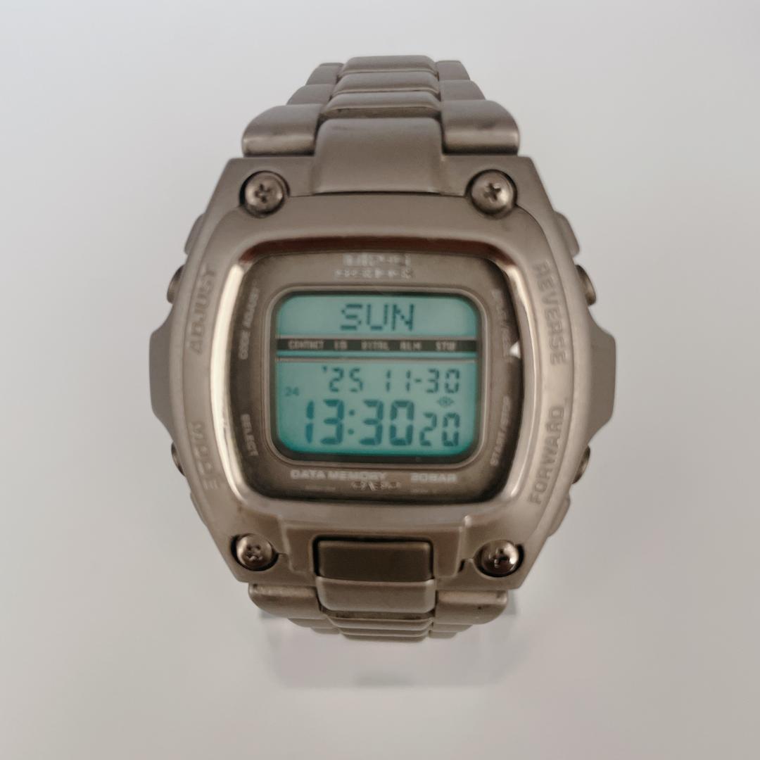 【美品】 CASIO G-SHOCK MRG-210T フルチタン