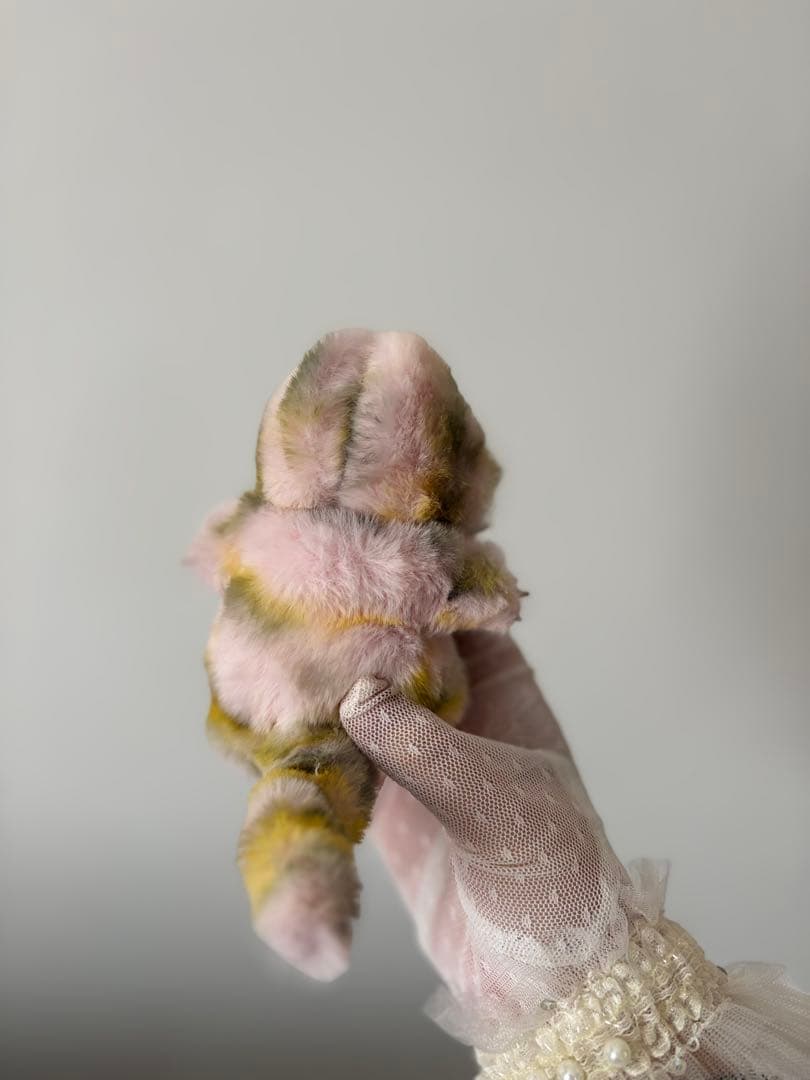 アートドール　No.066 ピンク猫幻獣　羊毛フェルト