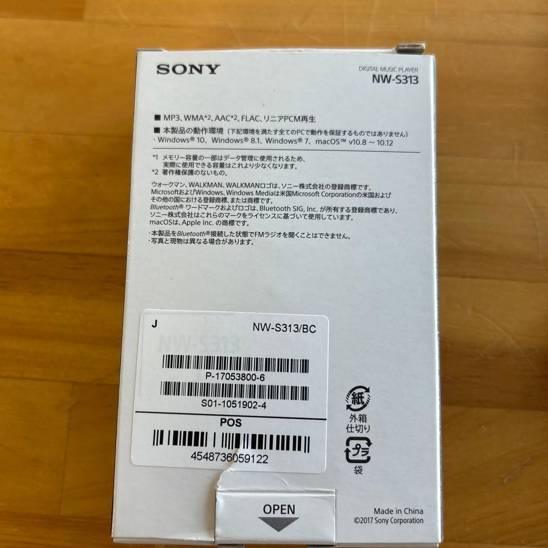 SONY ウォークマン　NW-S313 4GB