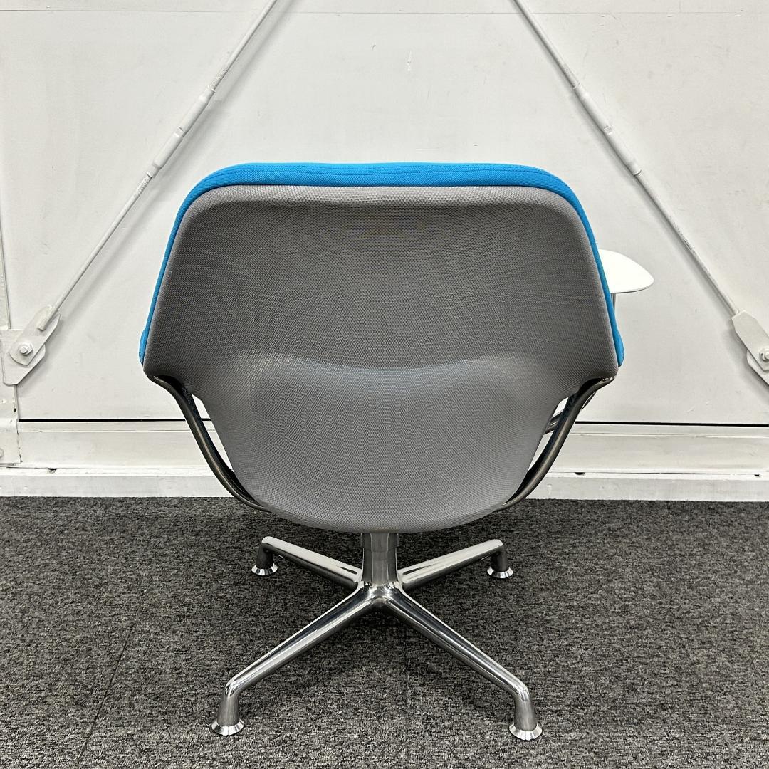 Steelcase Coalesse SW_1 メモ台付き ブルー チェア