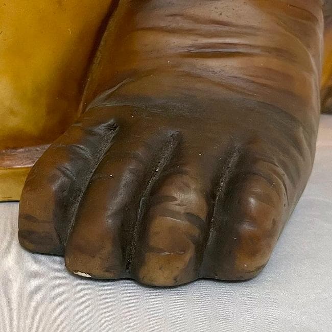 カメ 置き物 傘立て 木製 亀 アンティーク 全長62cm 高級 家具 雑貨