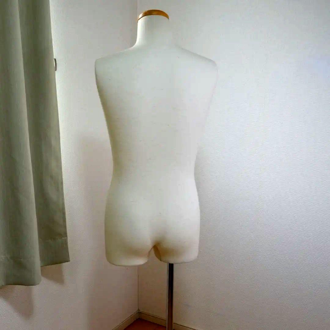 メンズトルソー ホワイト ファブリック