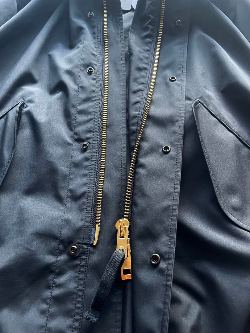 【美品】THE RERACS /モッズロングコート　BLACK 36