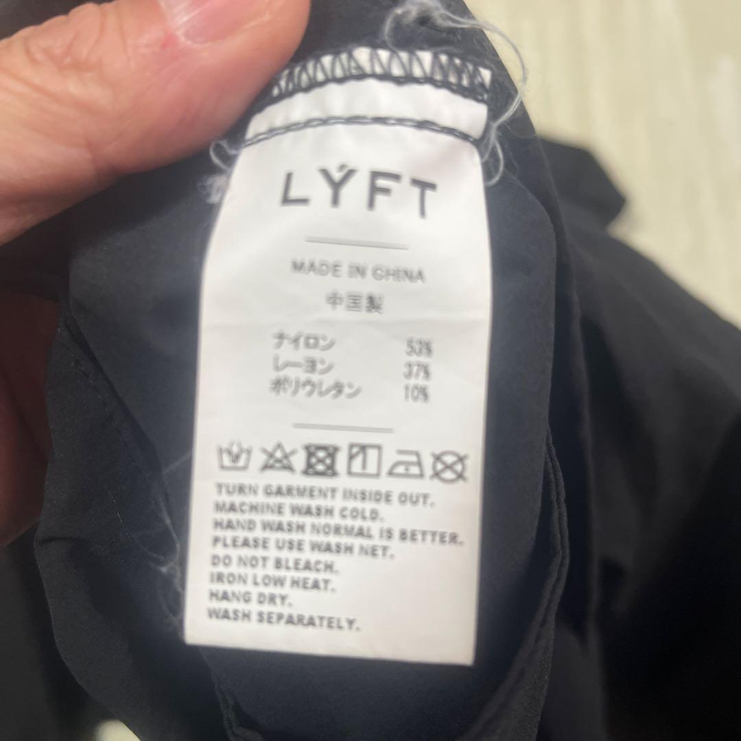 LYFT ブラック ナイロンジャケット L