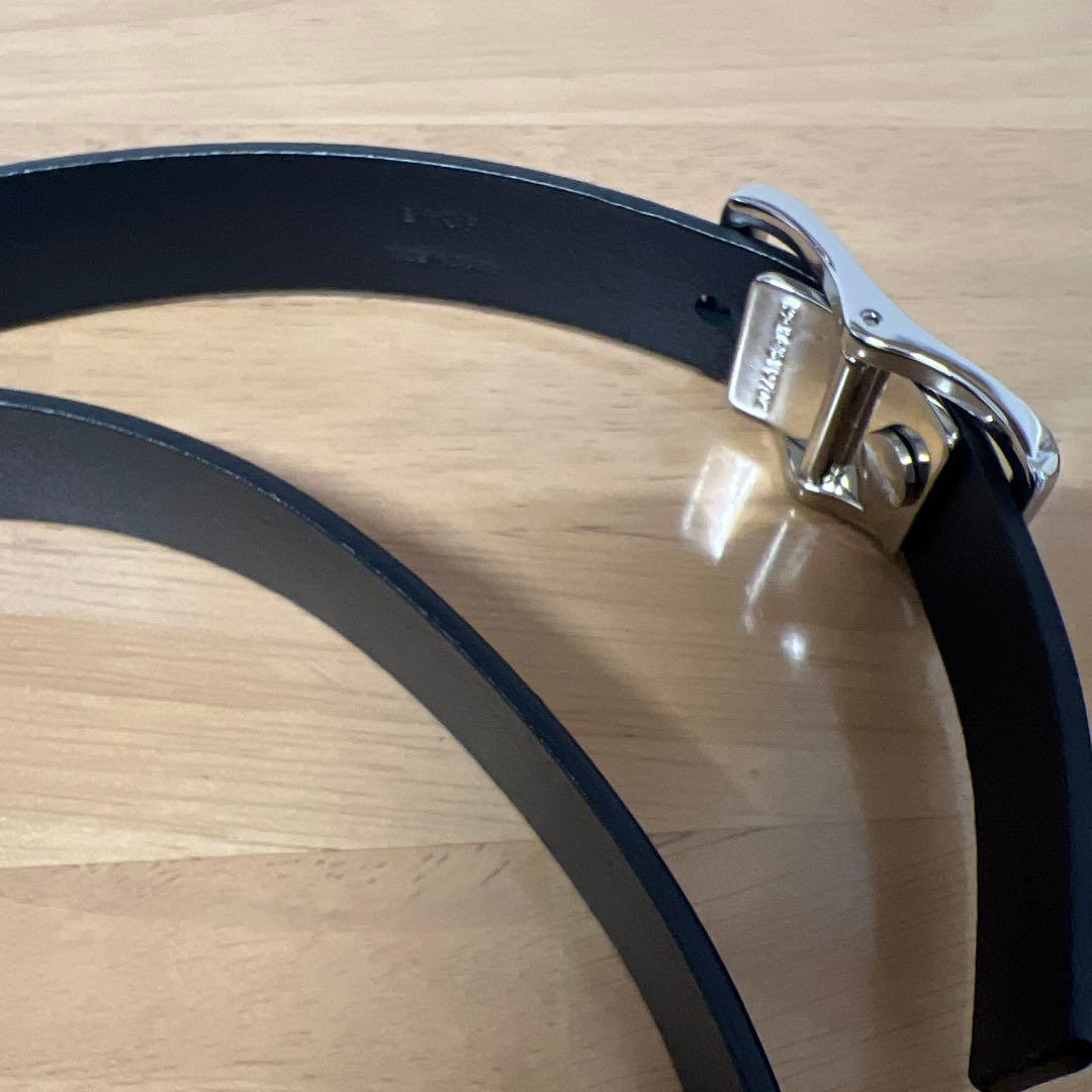 ENOF leather belt シルバー