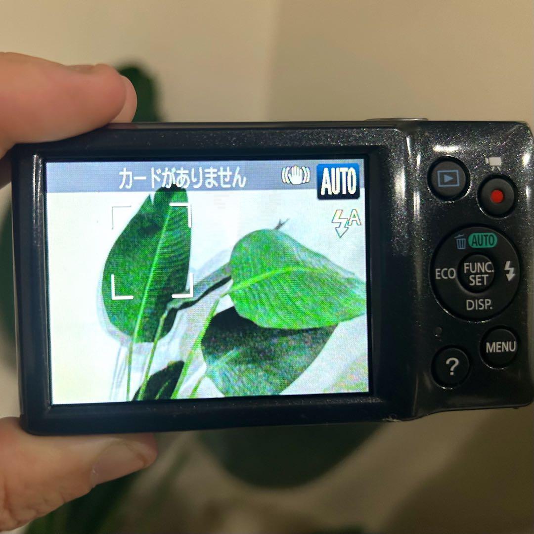 美品 CANON IXY130 グレー 動作確認済み バッテリー 充電器付属