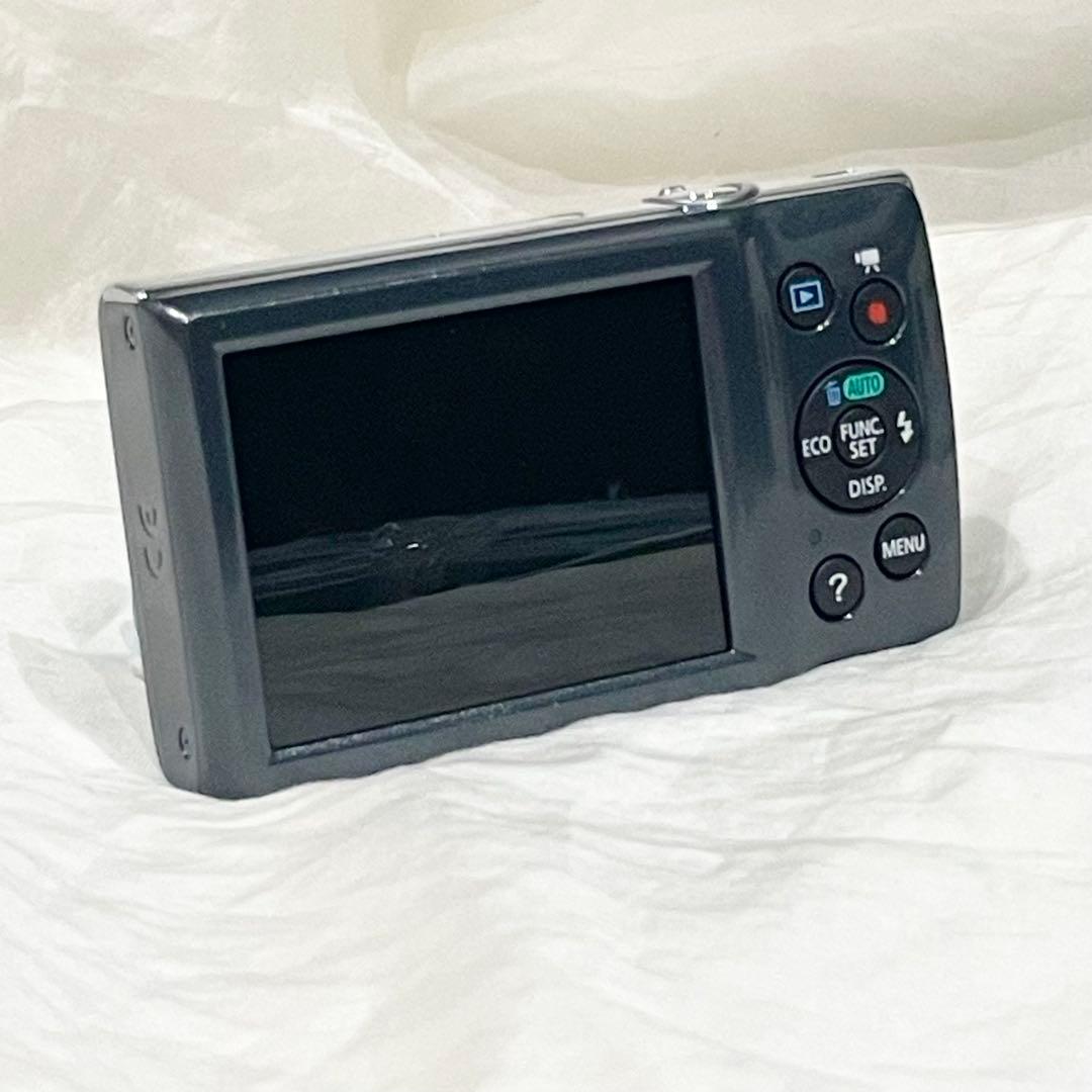 美品 CANON IXY130 グレー 動作確認済み バッテリー 充電器付属