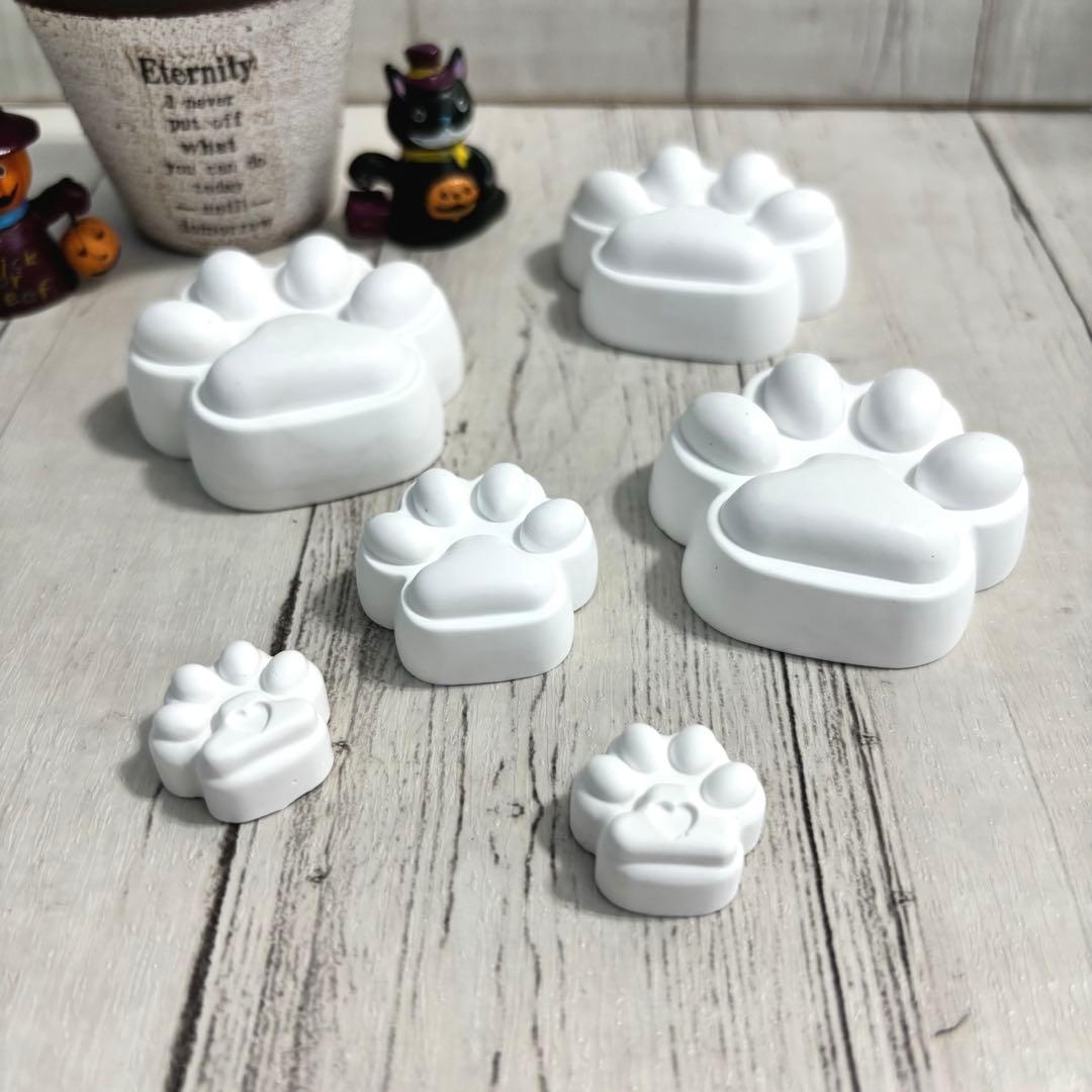 ＊ハンドメイド　石膏　オブジェ　6個セット