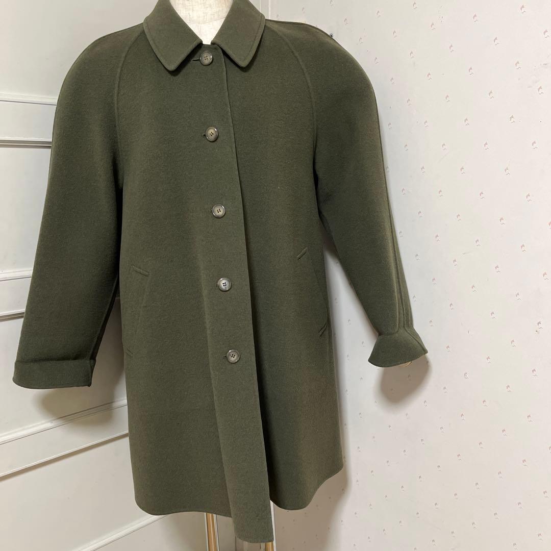 Burberry リバー仕立て　ウールコート