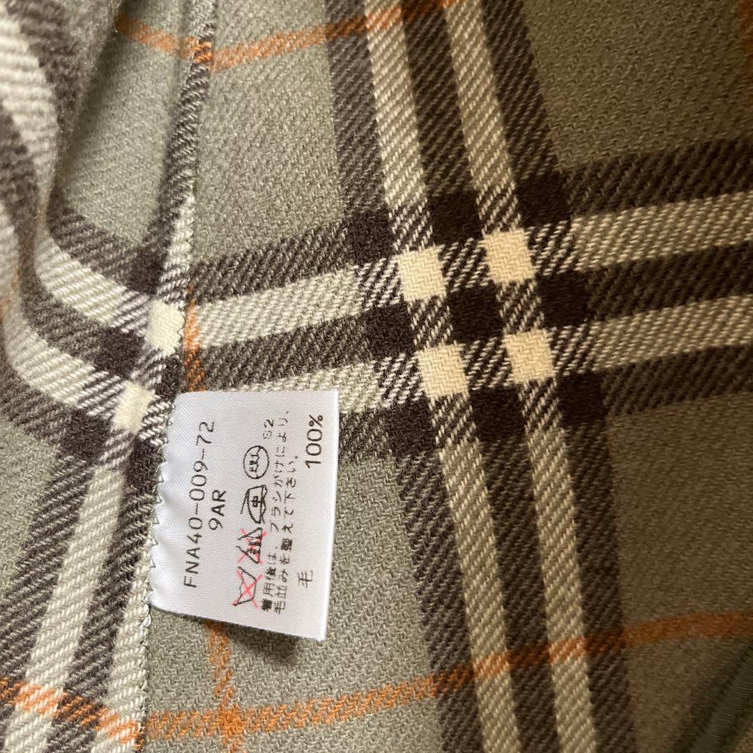 Burberry リバー仕立て　ウールコート