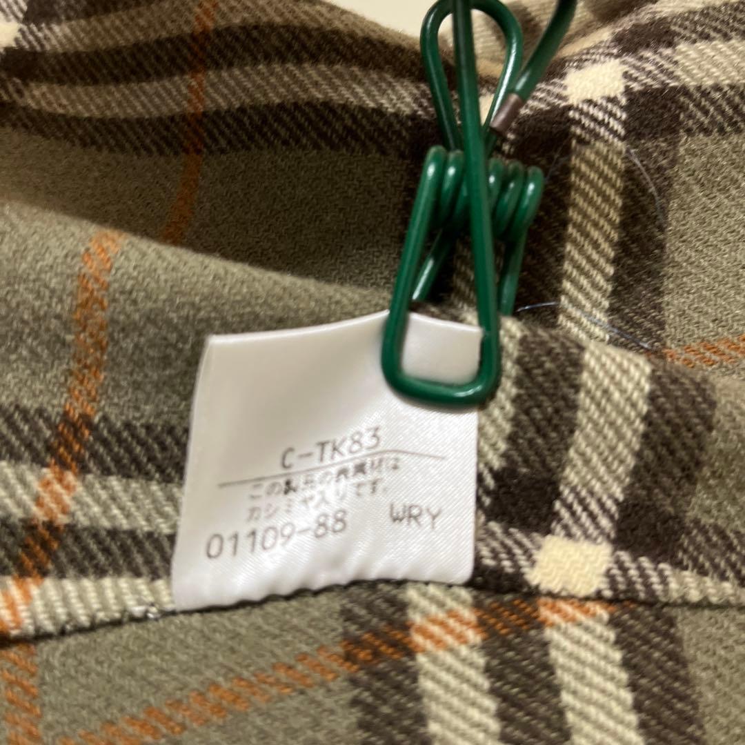 Burberry リバー仕立て　ウールコート