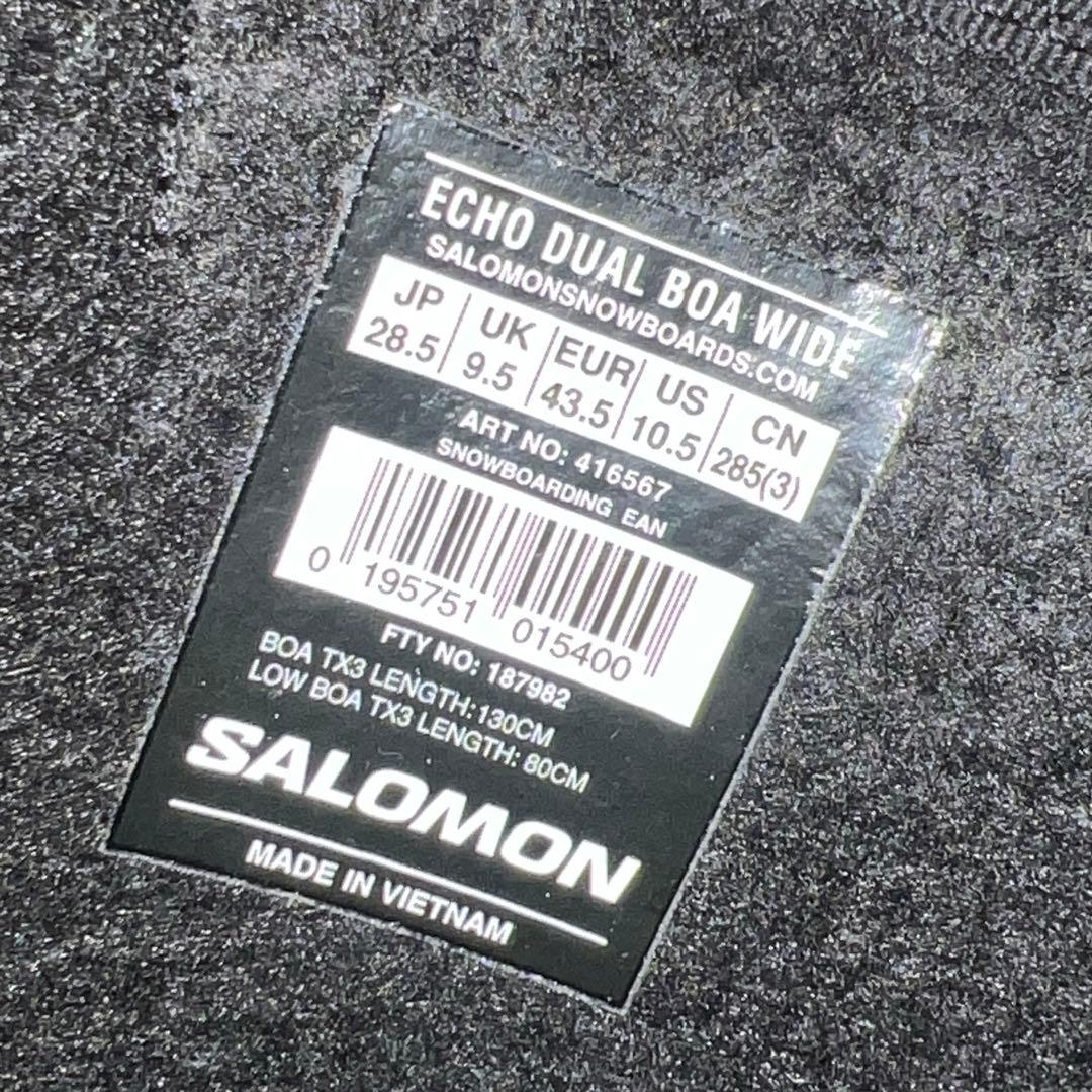 7-8回使用 28.5cm Salomon ECHO DUAL BOA WIDE