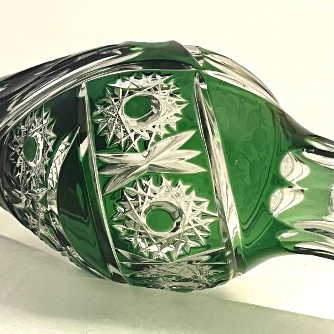 [未使用] ELBE Crystal エルベクリスタル　花瓶フラワーベース