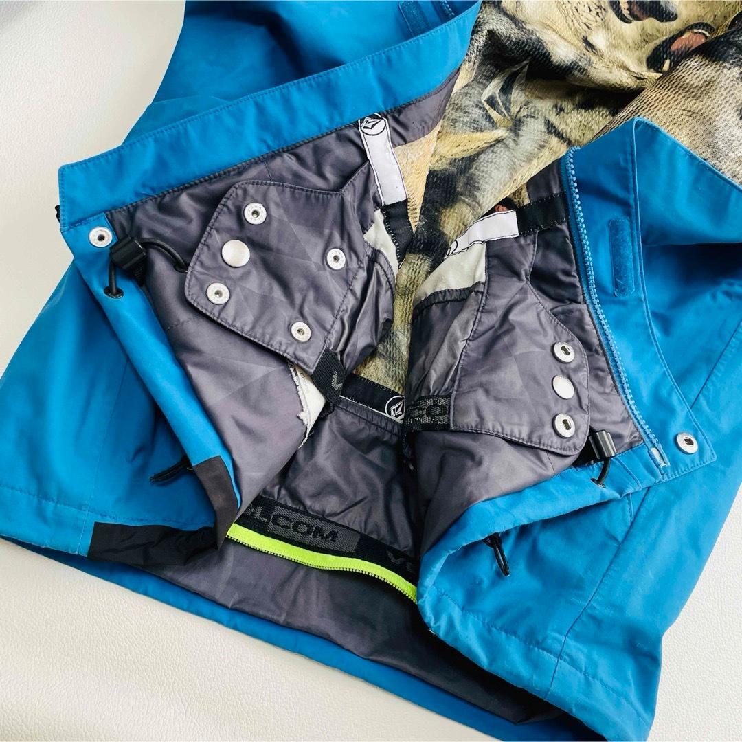 6722 ボルコム　ジャケット　ゴアテックス　スノボ　ブルー