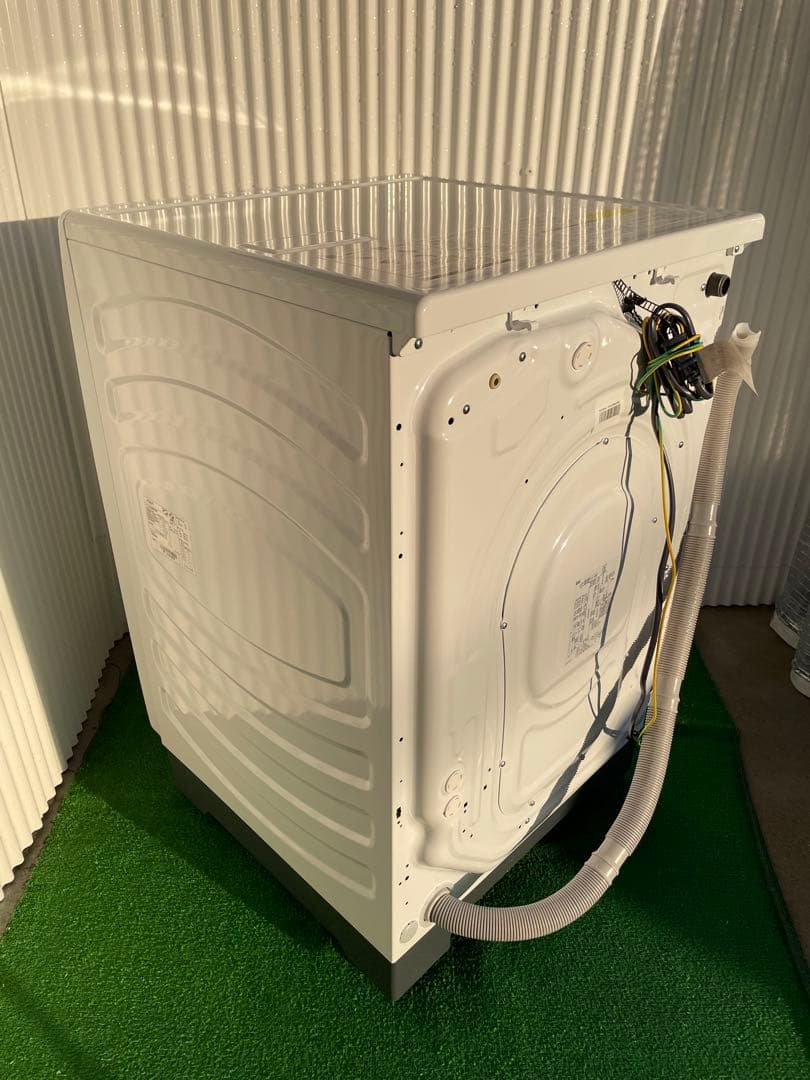 932アクア まっすぐドラム 12kgドラム式洗濯機 ヒートポンプ タッチパネル