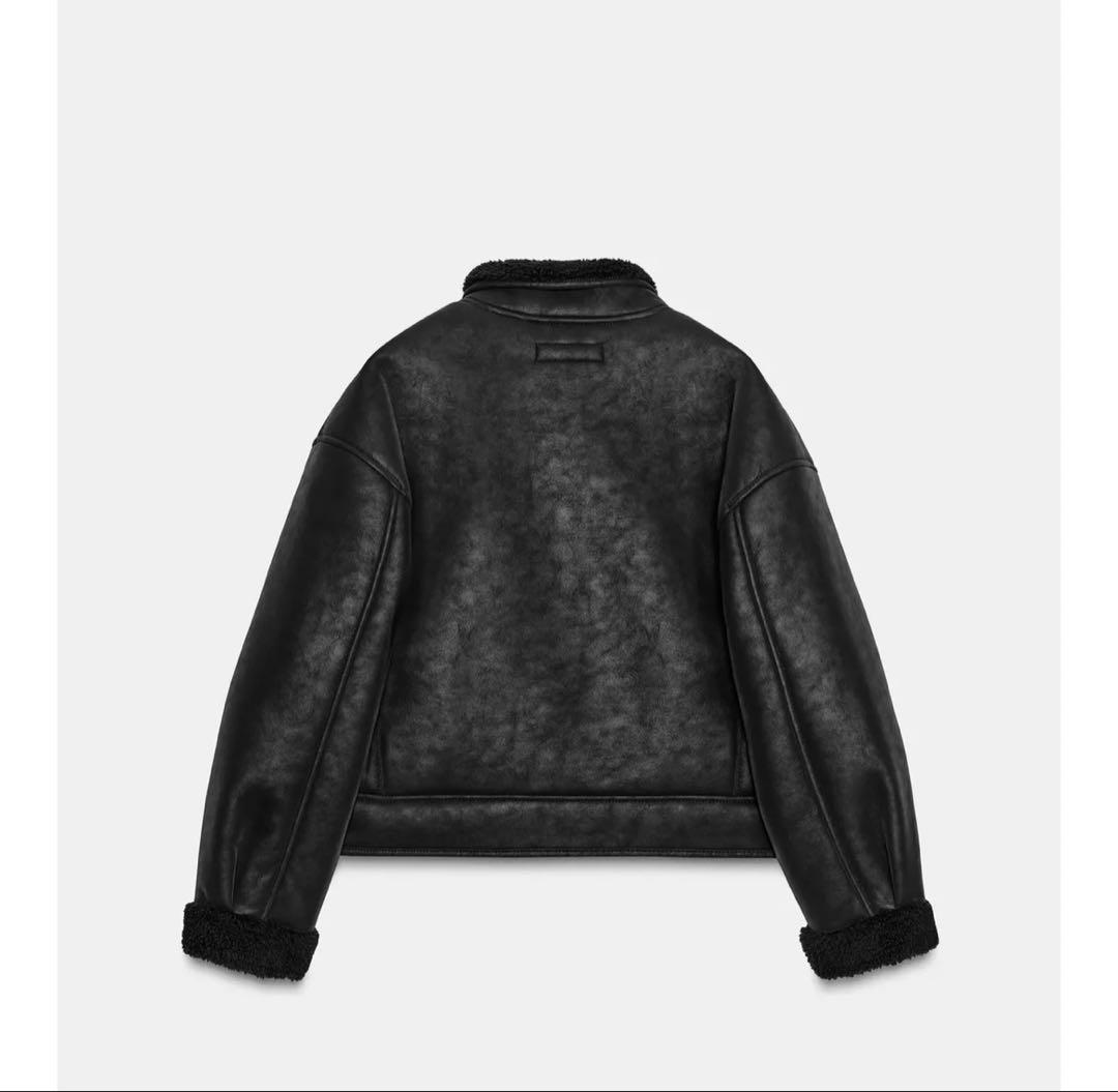 タグ付新品★ZARAの80%ダウン-20%フェザーフーデッドジャケット★Mサイズ