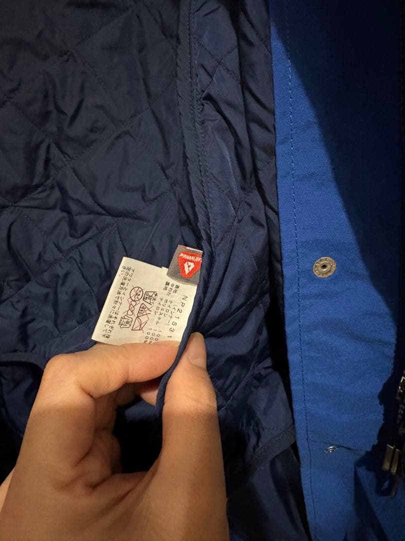 ノースフェイス　モッズコート　ブルー　L