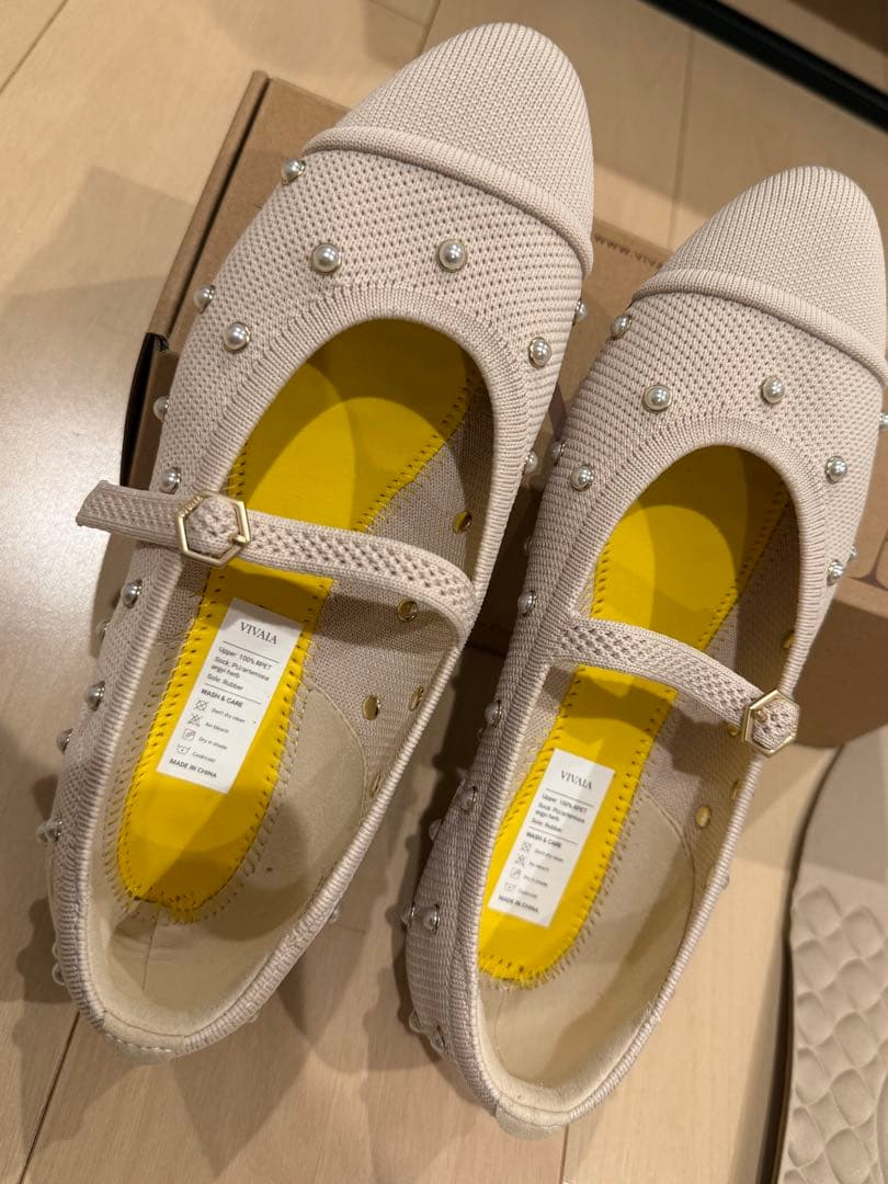 ☆*に様 【一回着用　インソール新品】VIVAIA Tamia Mary-Jan