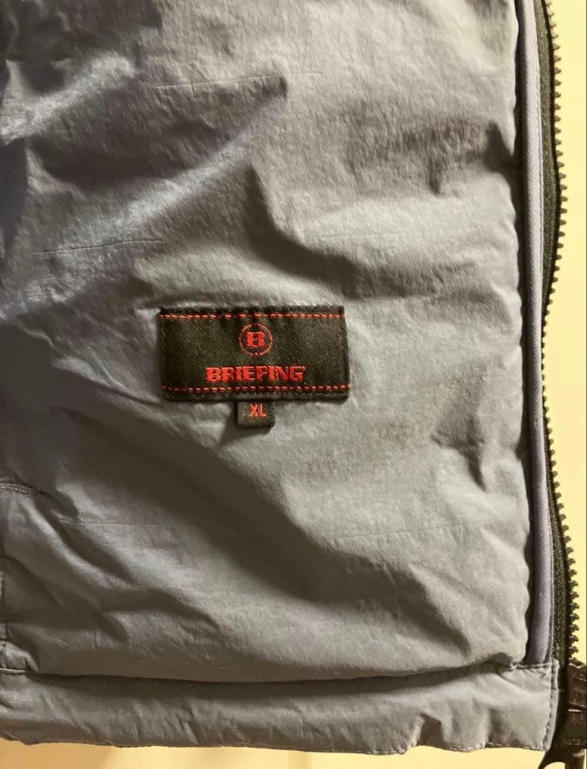 BRIEFING ハイブリッドダウンパーカー XL グレー