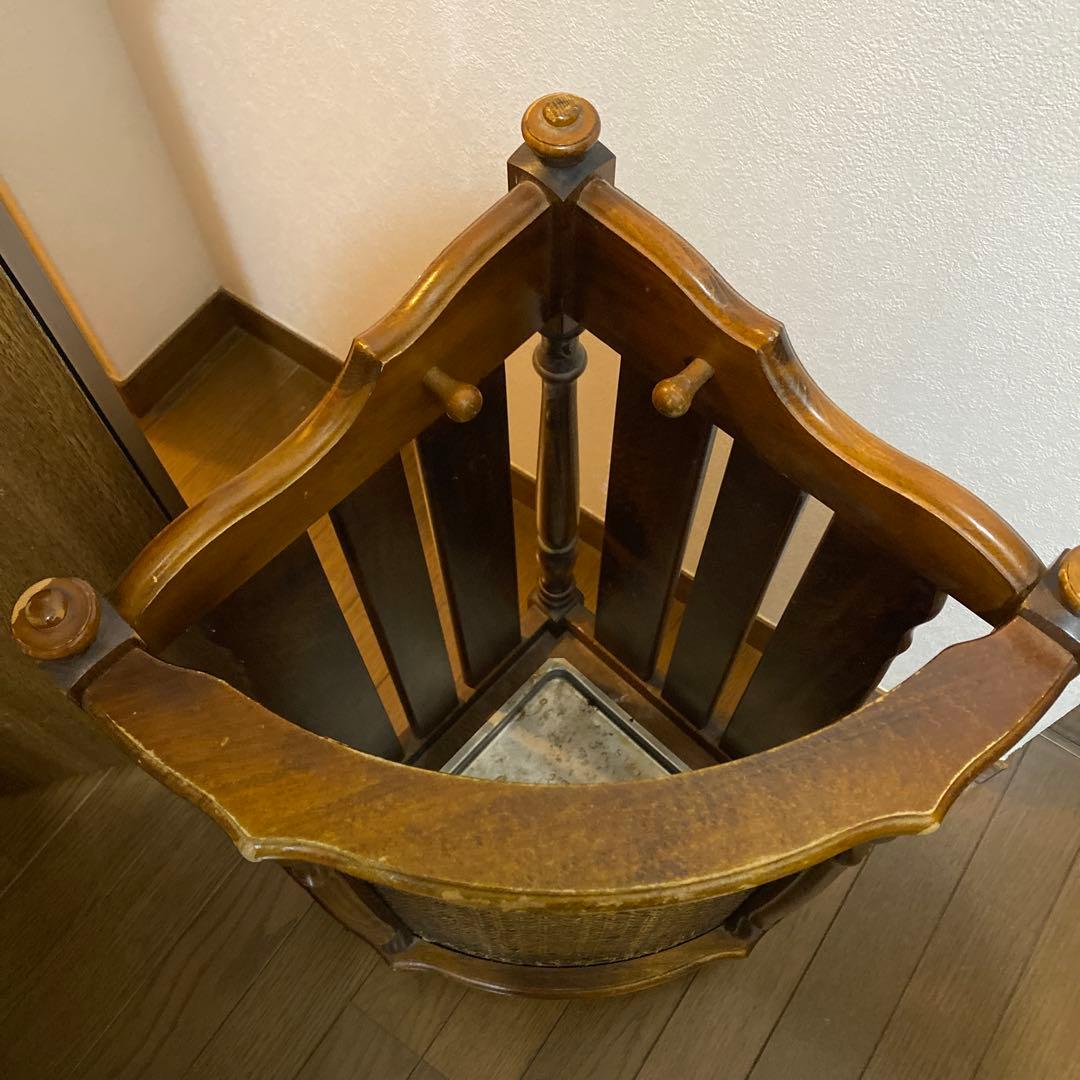 karimoku カリモク　木製 傘立て　アンブレラスタンド　コロニアル　①