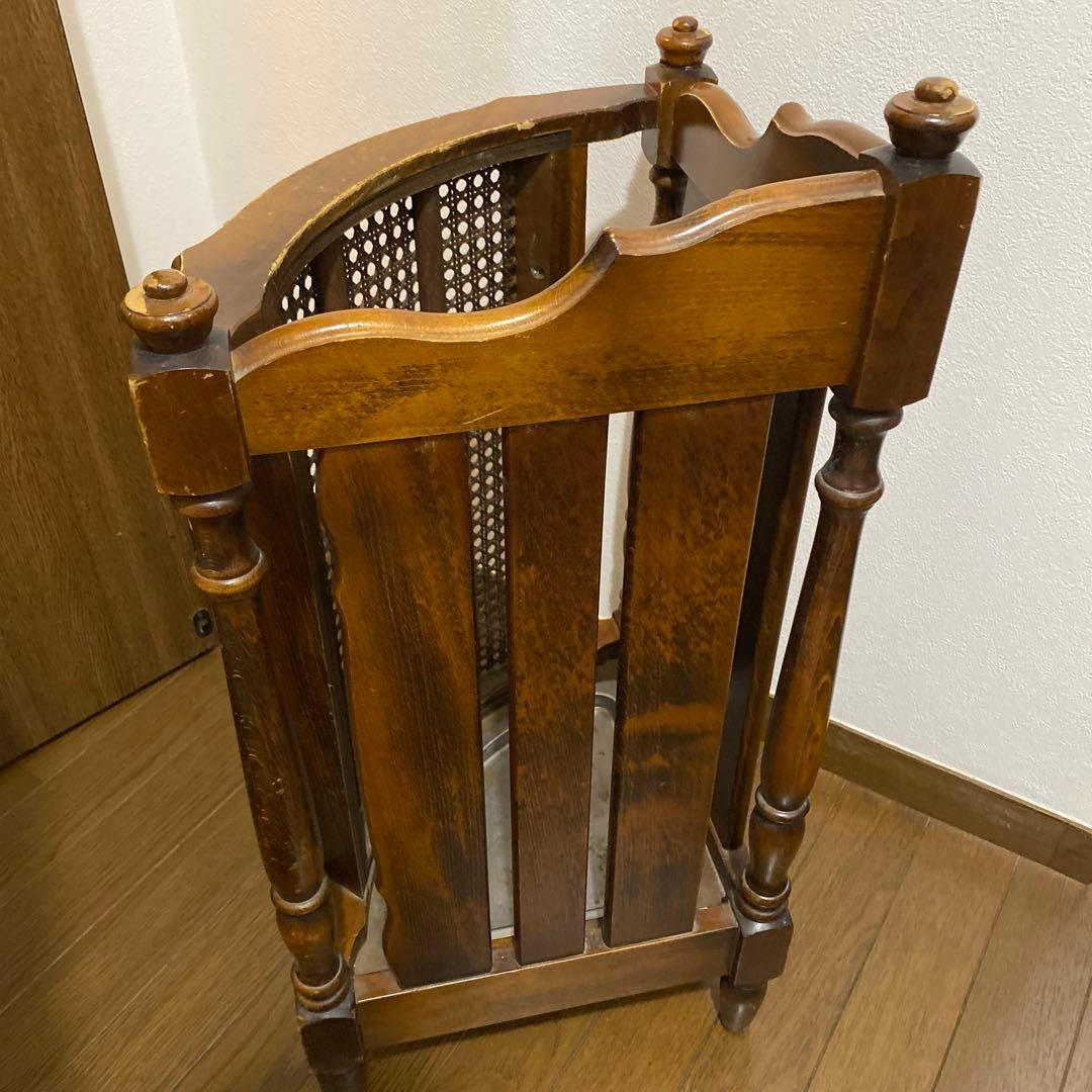 karimoku カリモク　木製 傘立て　アンブレラスタンド　コロニアル　①