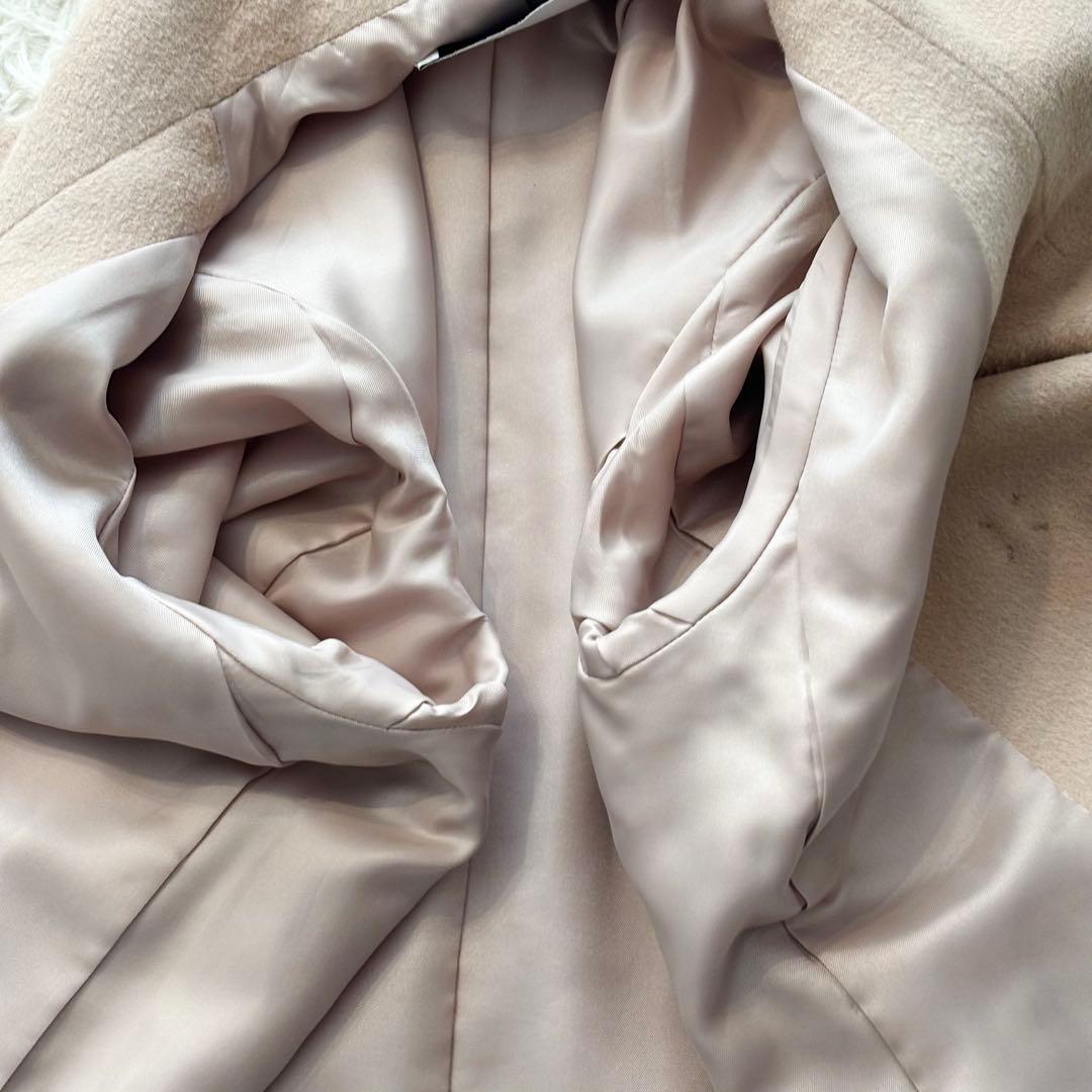 ✨極美品✨ アナイ アンゴラビーバーショートコート スタンドカラー ウール混