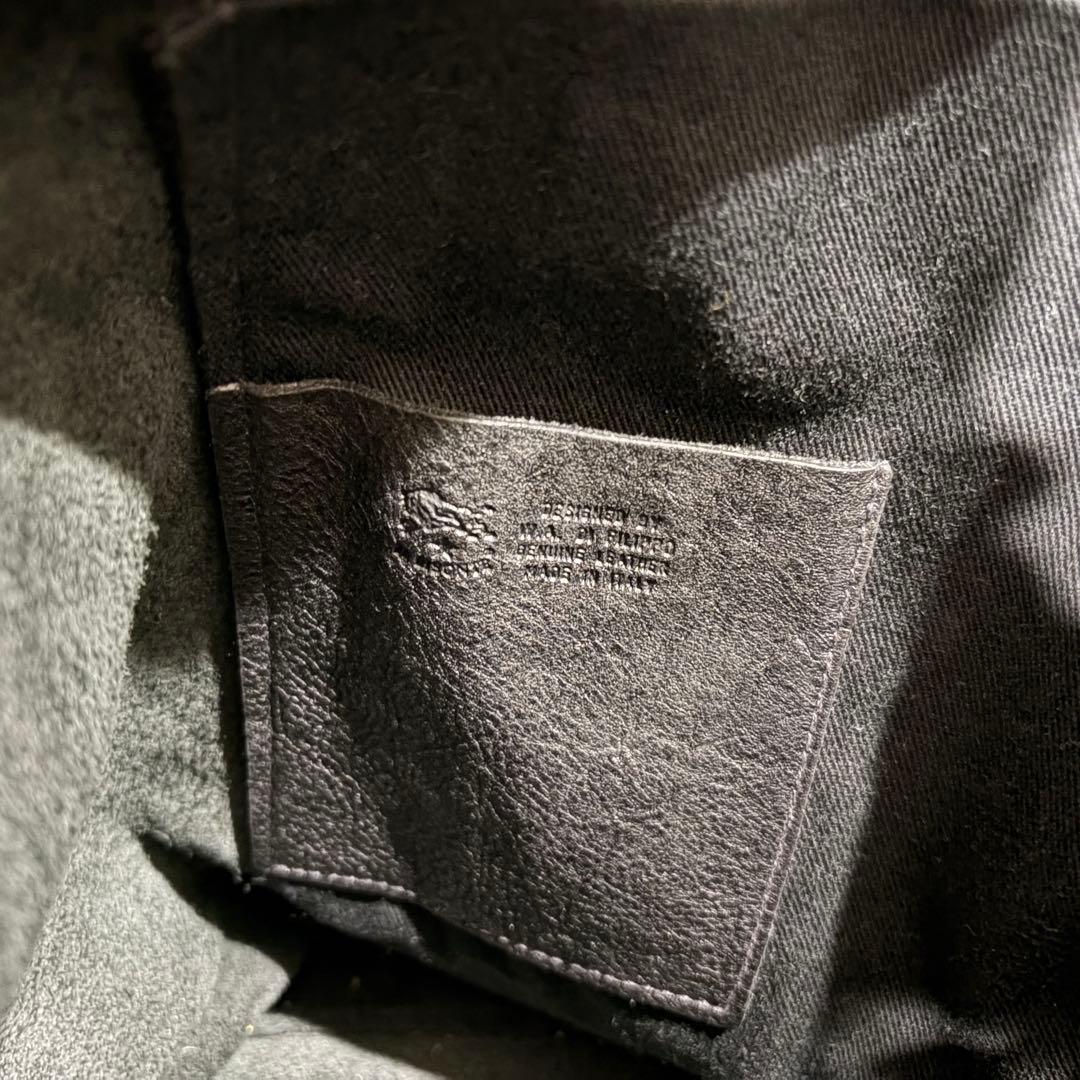 IL BISONTE（イルビゾンテ） レザー トートバッグ ブラック