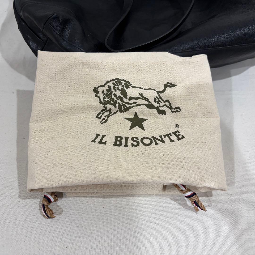 IL BISONTE（イルビゾンテ） レザー トートバッグ ブラック