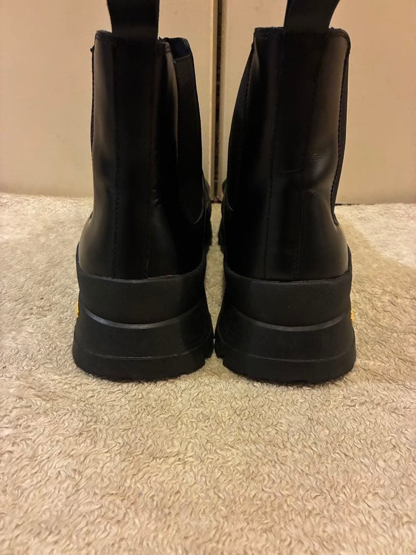 美品ZARA vibramソール サイドゴアブーツ ブラック 黒 29 厚底