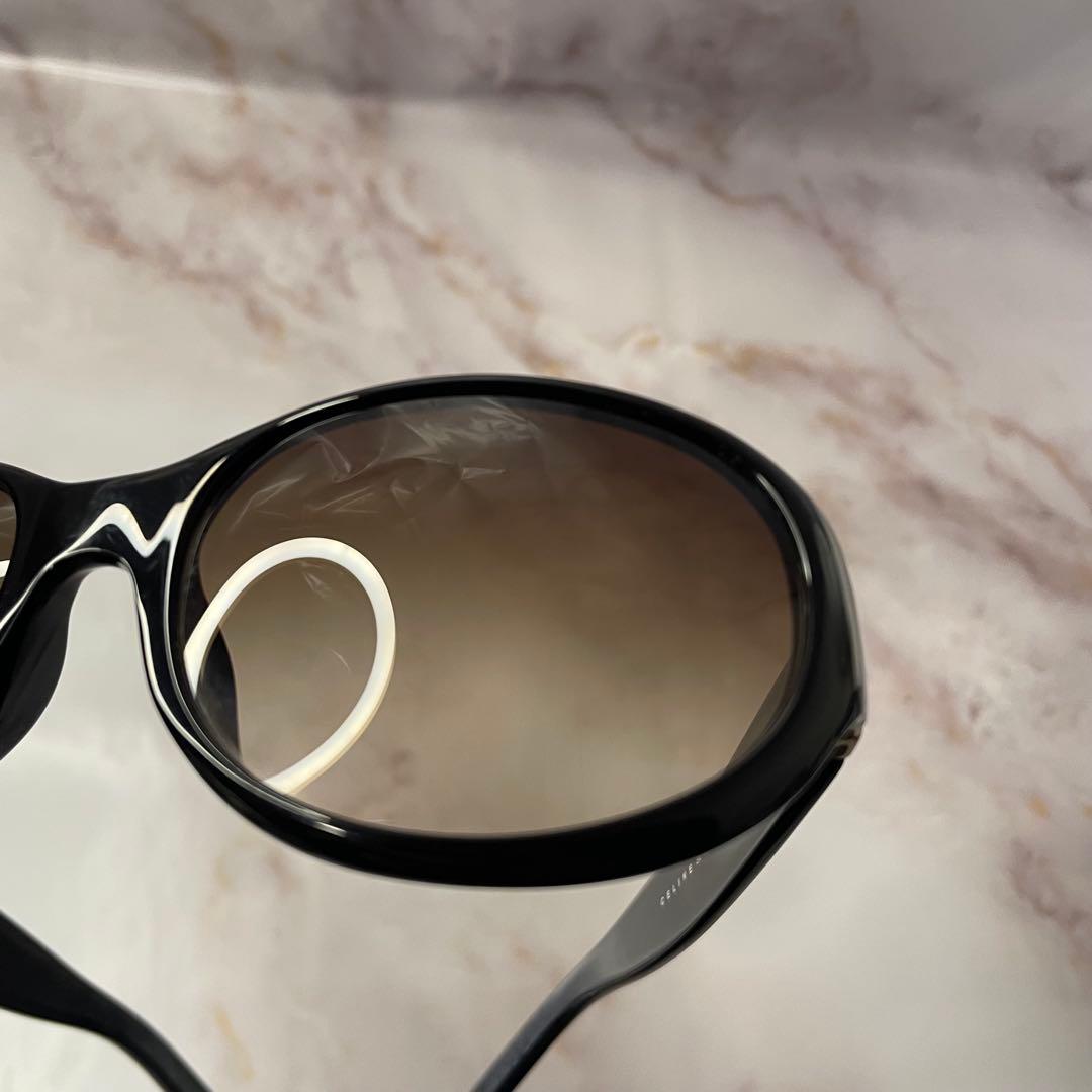 celine セリーヌ トリオンフ オーバル Y2K サングラス ケース付き