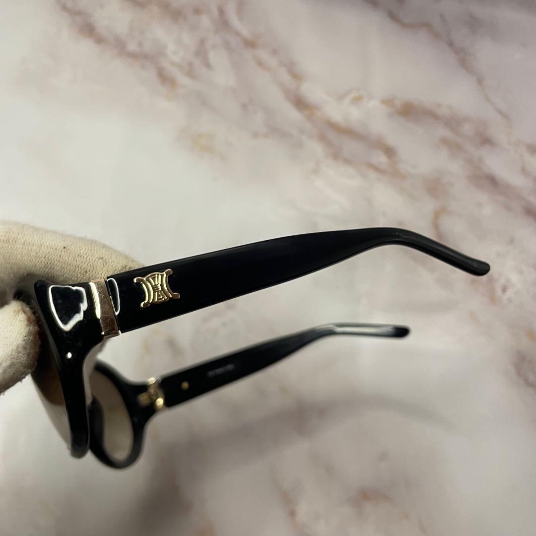 celine セリーヌ トリオンフ オーバル Y2K サングラス ケース付き