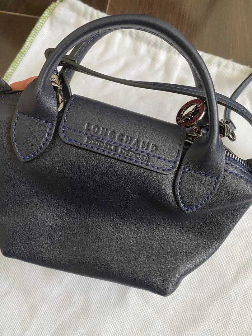 LONGCHAMP ネイビー ショルダーバッグ