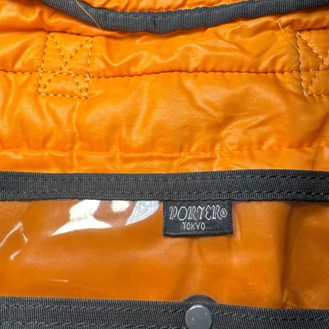 93 美品　ポーター　タンカー　ビジネスバッグ　2way ブラック