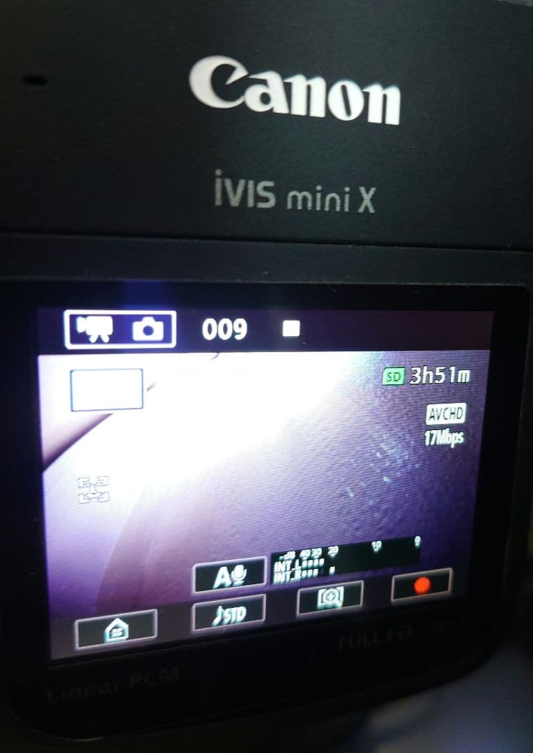 Canon iVIS mini X ビデオカメラ