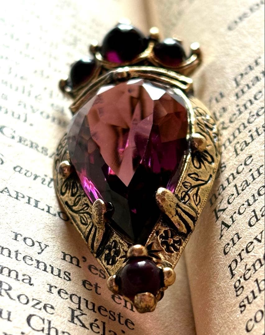 3370ヴィンテージ☆英国/MIRACLE/Luckenbooth/ブローチ