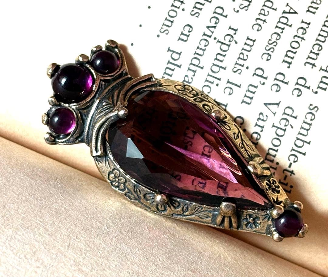 3370ヴィンテージ☆英国/MIRACLE/Luckenbooth/ブローチ