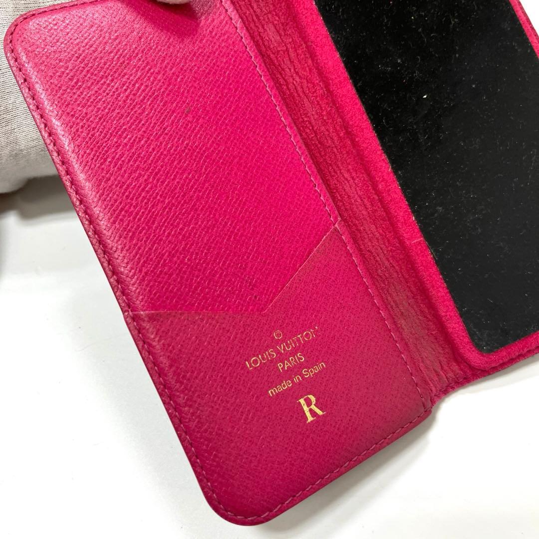 【正規品】ルイヴィトン　モノグラム　フォリオ　iPhone8 手帳型カバー