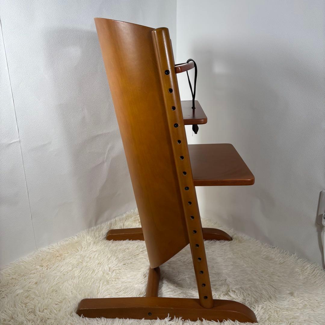 【良品】MOIZI モイジ　モイジチェア1 ガード付　ハイチェア　ベビーチェア