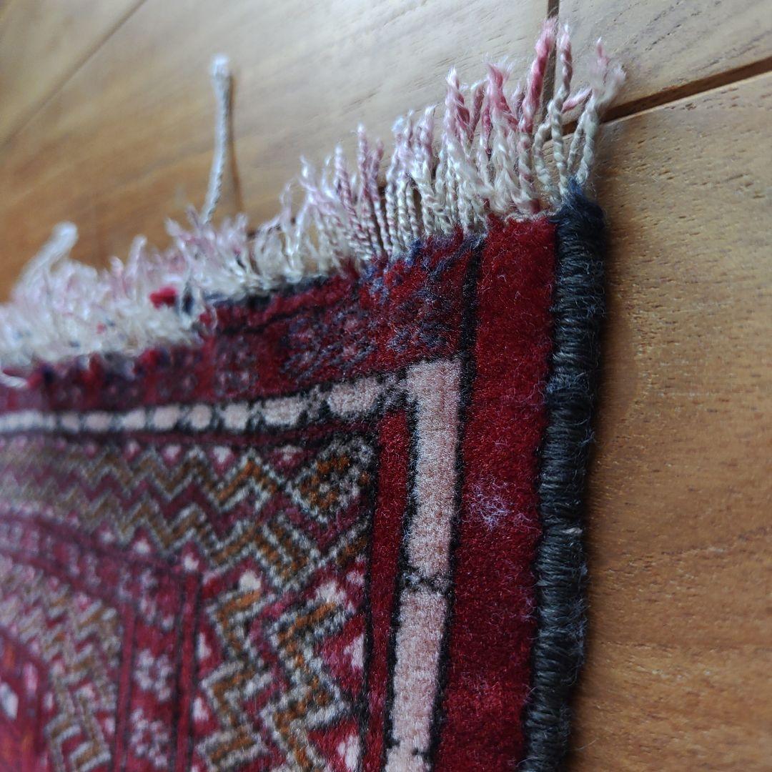 ヴィンテージ トライバルラグ 約100cm x 138cm