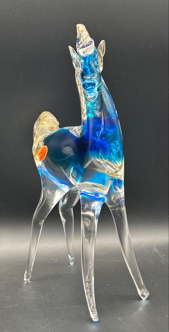 【希少】ベネチアングラス MURANO ムラーノ 馬　置物　ヴェネチアングラス