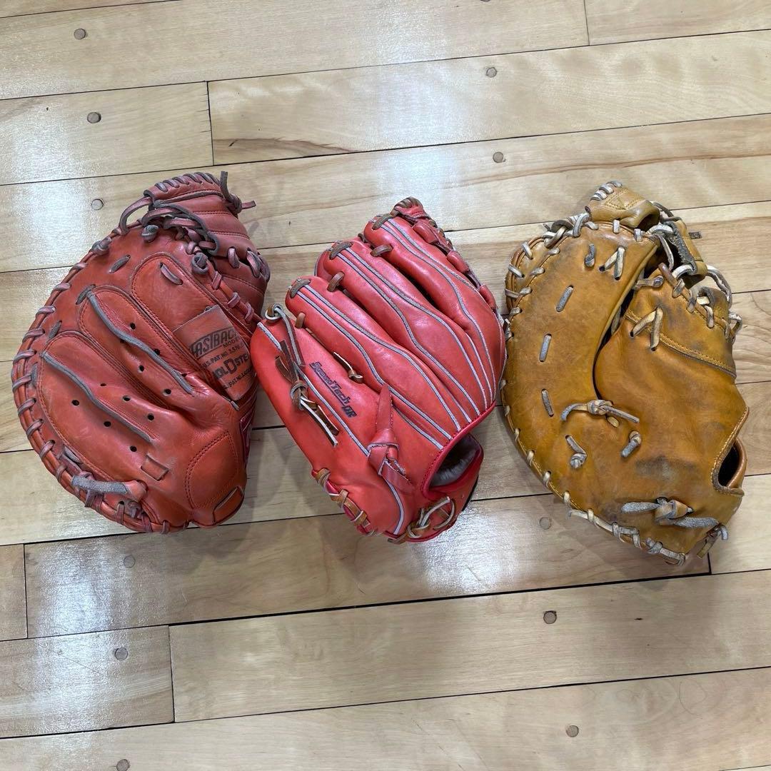 【セット売り】一般軟式野球用グローブ