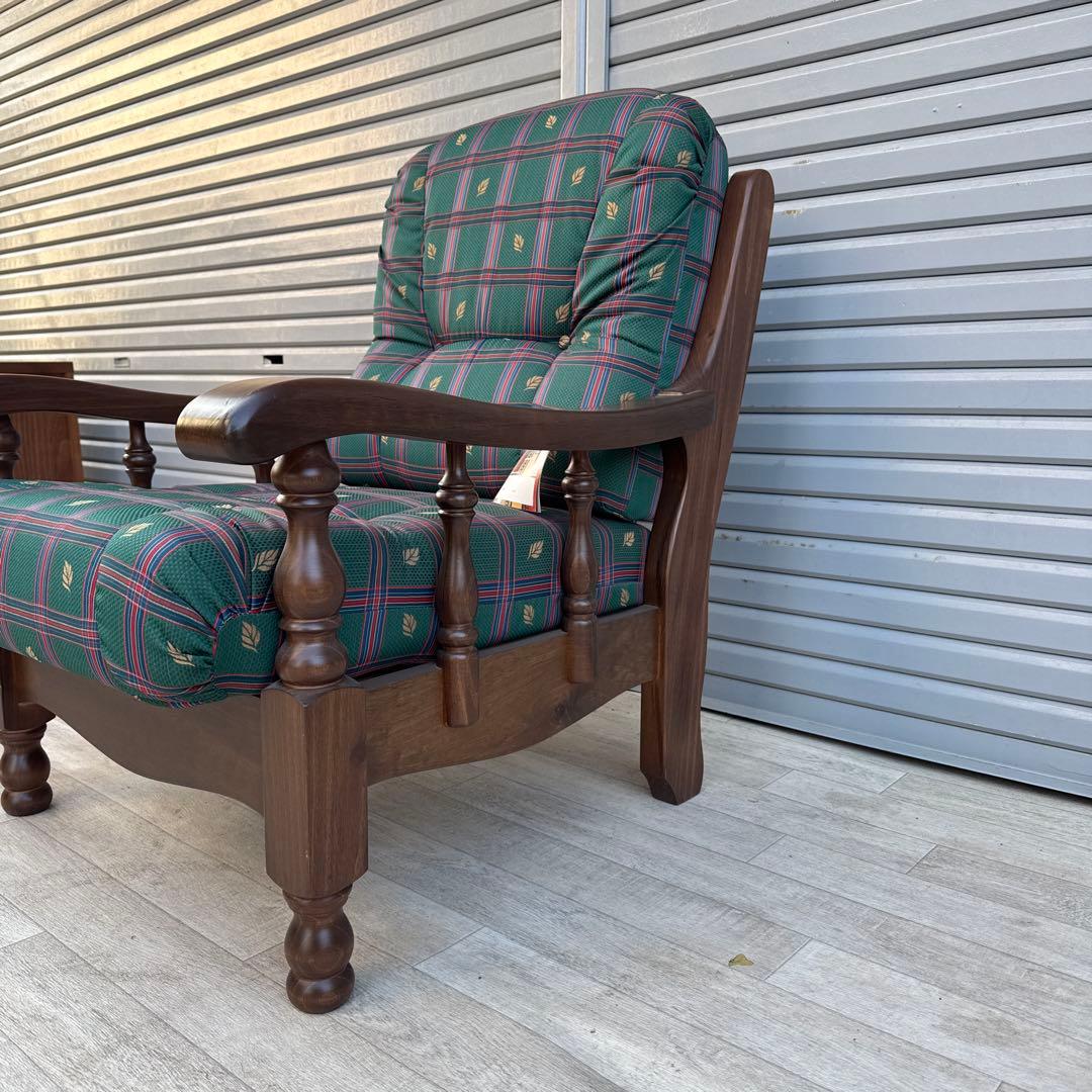 未使用品　スペイン DANVES シングルソファ　ソファ　1人掛け　カントリー