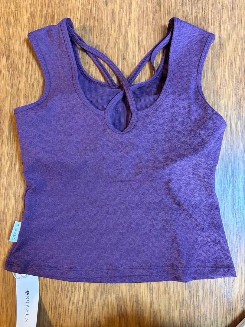 【SUKALA】クロスデザインショートタンクトップ