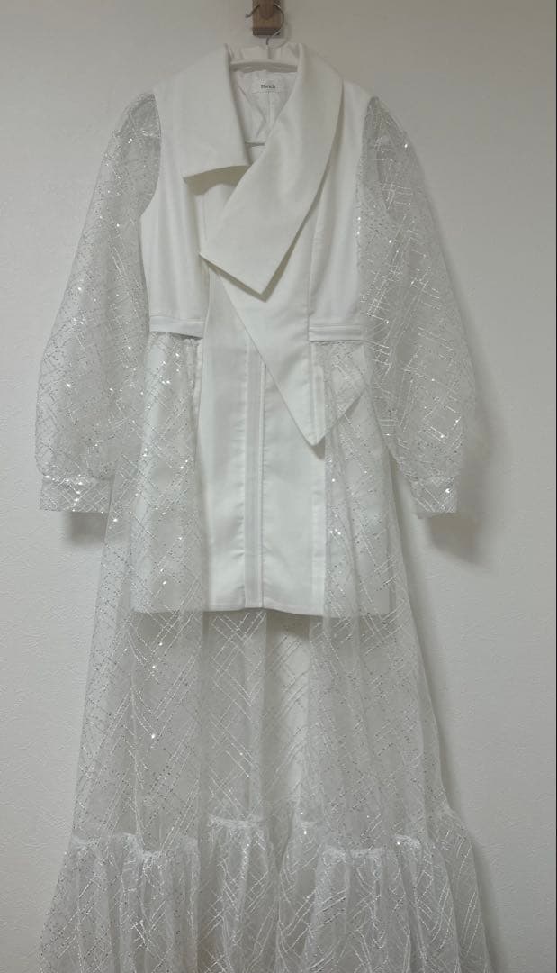 Darich スパンコールシアー2Wayワンピース