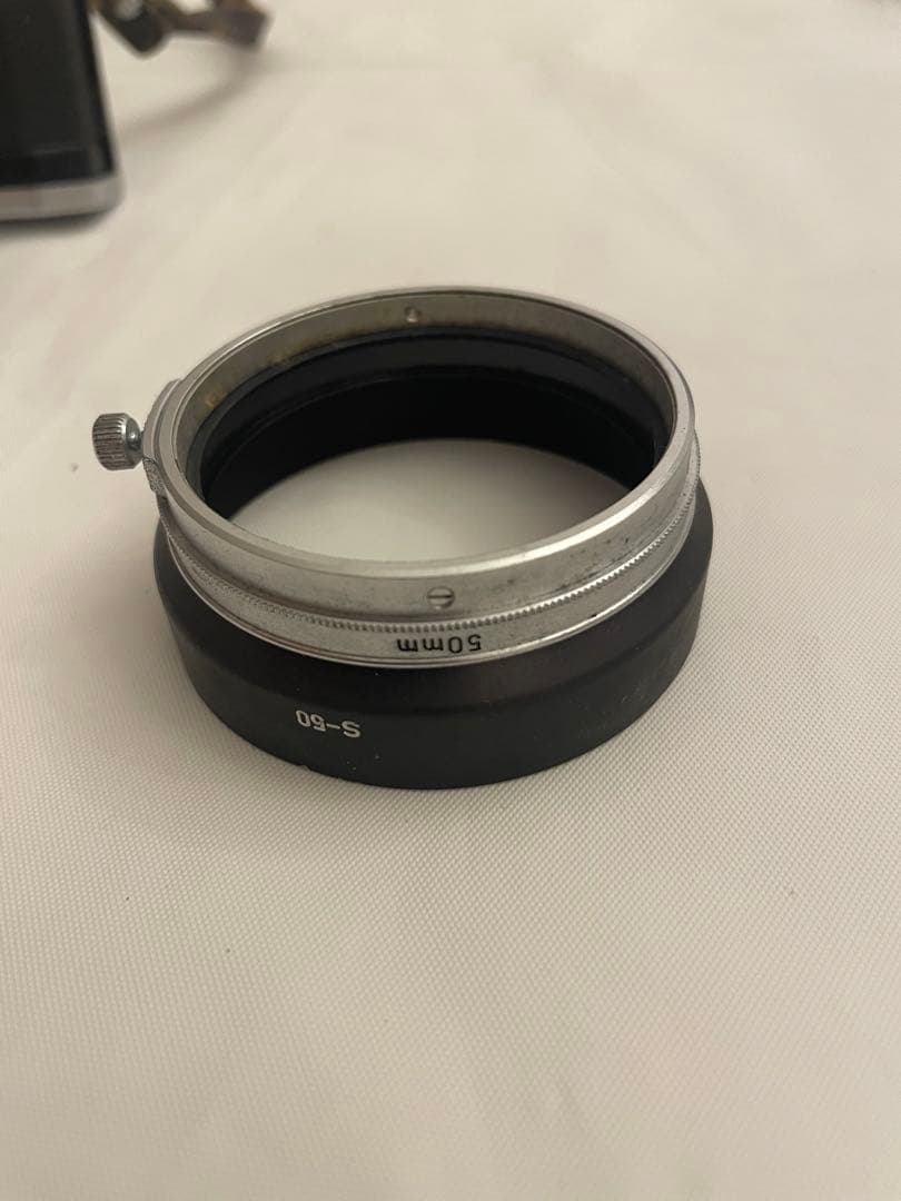 ❷Canon7 キャノン　レンズ付き 一眼レフ　フィルムカメラ