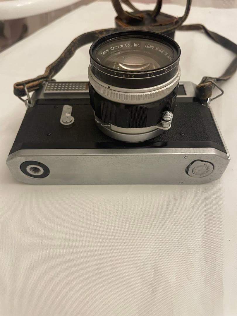 ❷Canon7 キャノン　レンズ付き 一眼レフ　フィルムカメラ